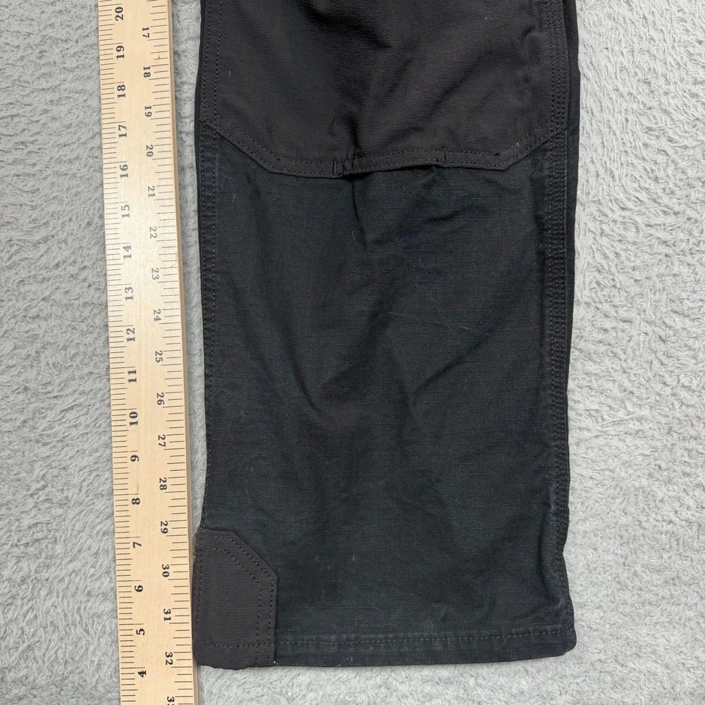 Carhartt Mens Black Rugged Flex Steel Cargo Pants Relaxed Fit 103335 BLK 42x32
